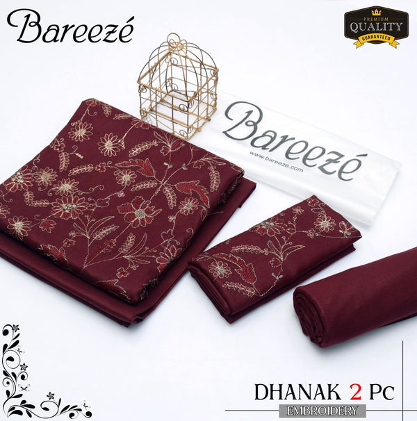 BAREEZE EMBROIDERY 2PC